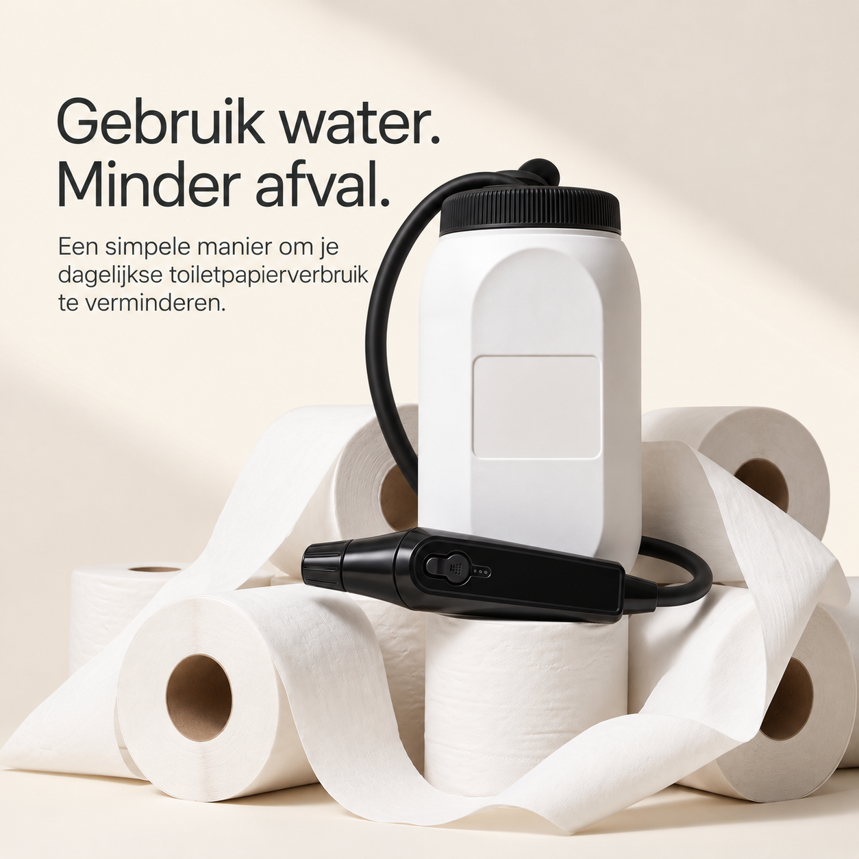 Hypro® Premium Bidet | Frisse Hygiëne, zonder loodgieterswerk.