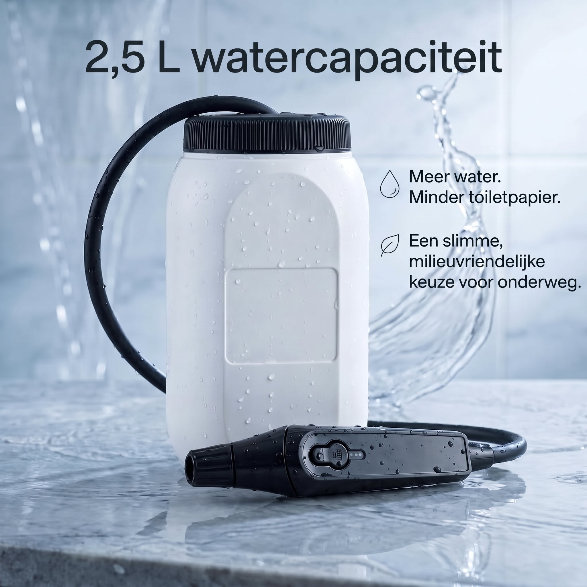 Hypro® Premium Bidet | Frisse Hygiëne, zonder loodgieterswerk.