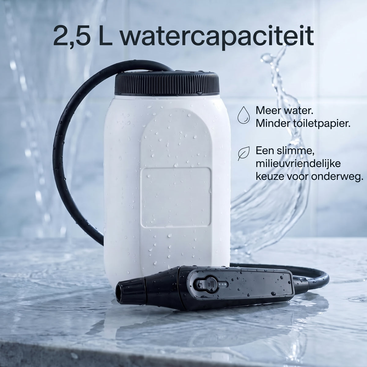 Hypro® Premium Bidet | Frisse Hygiëne, zonder loodgieterswerk.