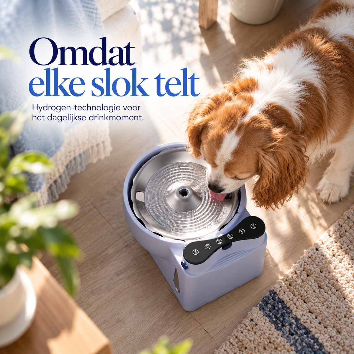 Hypro® Hydrogen Drinkfontein – Slimme Waterdispenser voor Huisdieren